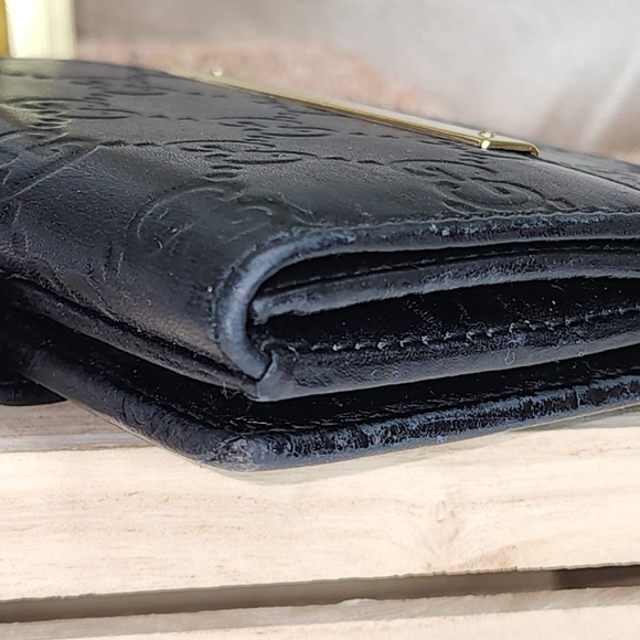 Gucci GG Guccissima Lambskin French flap Bifold Wallet PRISTINE CONDITION W/ Box - Picture 8 of 17